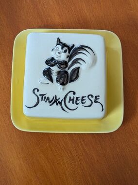 Vintage "Stinky Cheese" Skunk Dish Circa 1950, Made In Japan